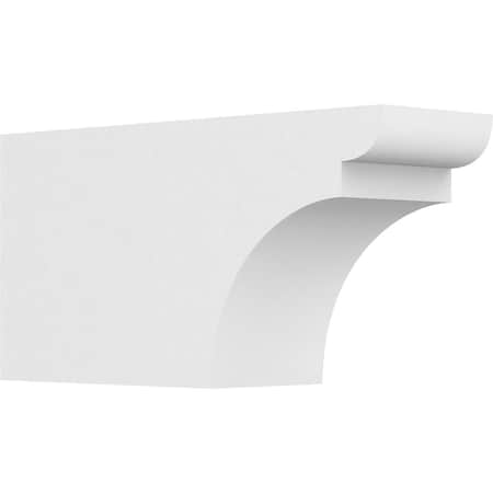 Ekena Millwork Standard Yorktown Architectural Grade PVC Rafter Tail, 5"W X 8"H X 16"L RFTP05X08X16YOR